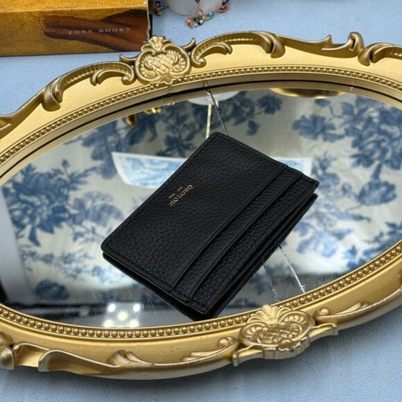 🆕 OROTON 🧿 NWOT Margot Card Sleeve, Black Leather Cardholder - Picture 13 of 15